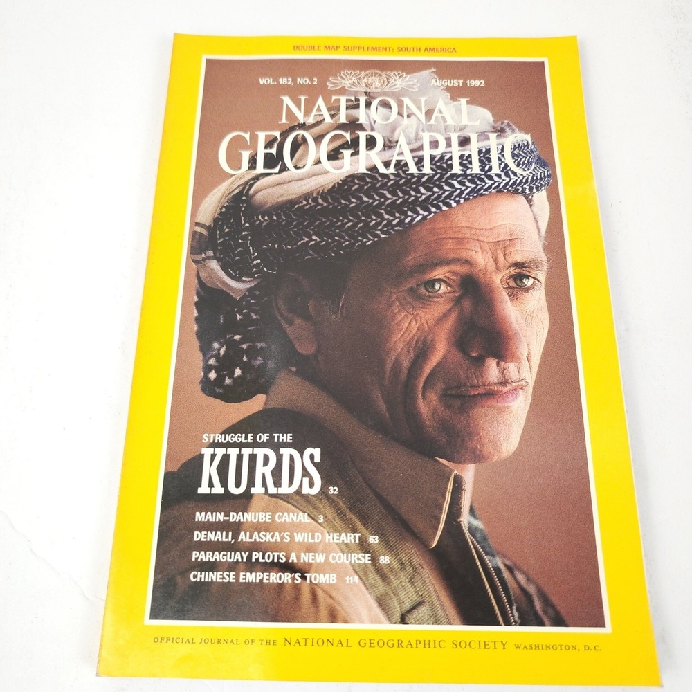 National Geographic Magazine August 1992 No Map